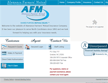 Tablet Screenshot of alamancefarmers.com